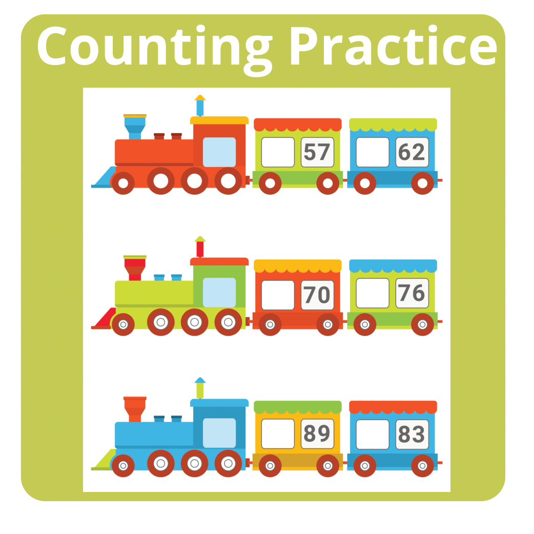 Before and After Numbers Practice Worksheets for Number Sense