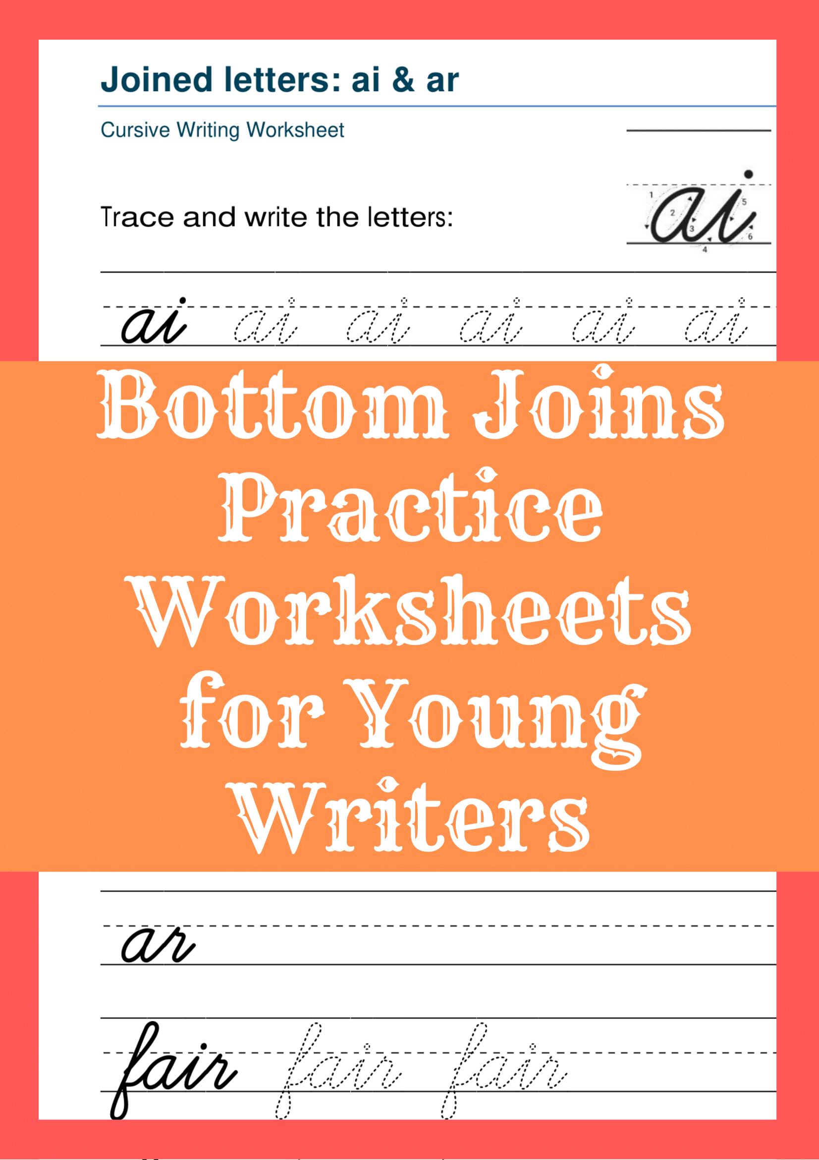 Cursive Mastery: Bottom Joins with "ai," "ch," and "kn"