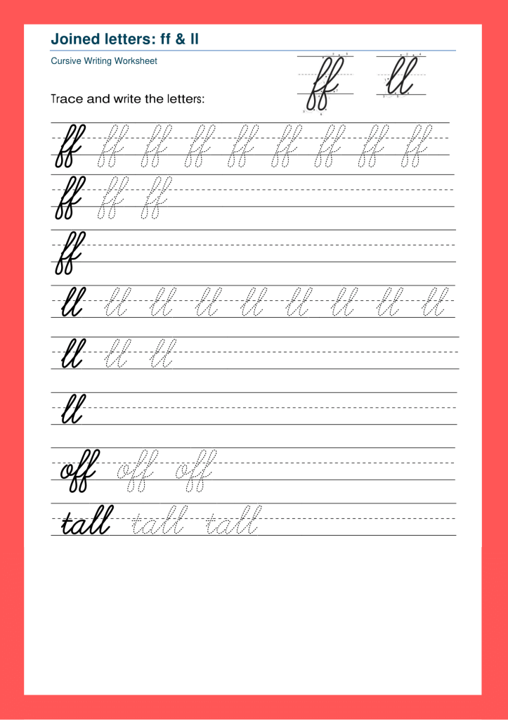 Cursive Mastery: Bottom Joins with 