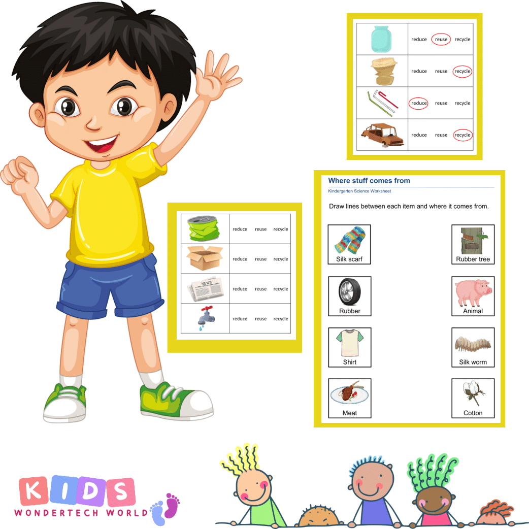 Eco Explorers: Kindergarten Worksheets for Earth Awareness