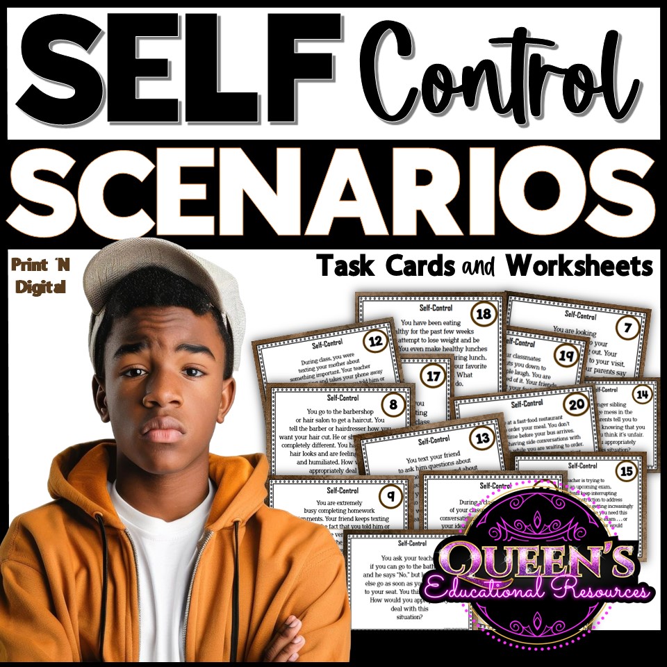Self-Control Worksheets | Self-Control Activities | Self-Regulation ...