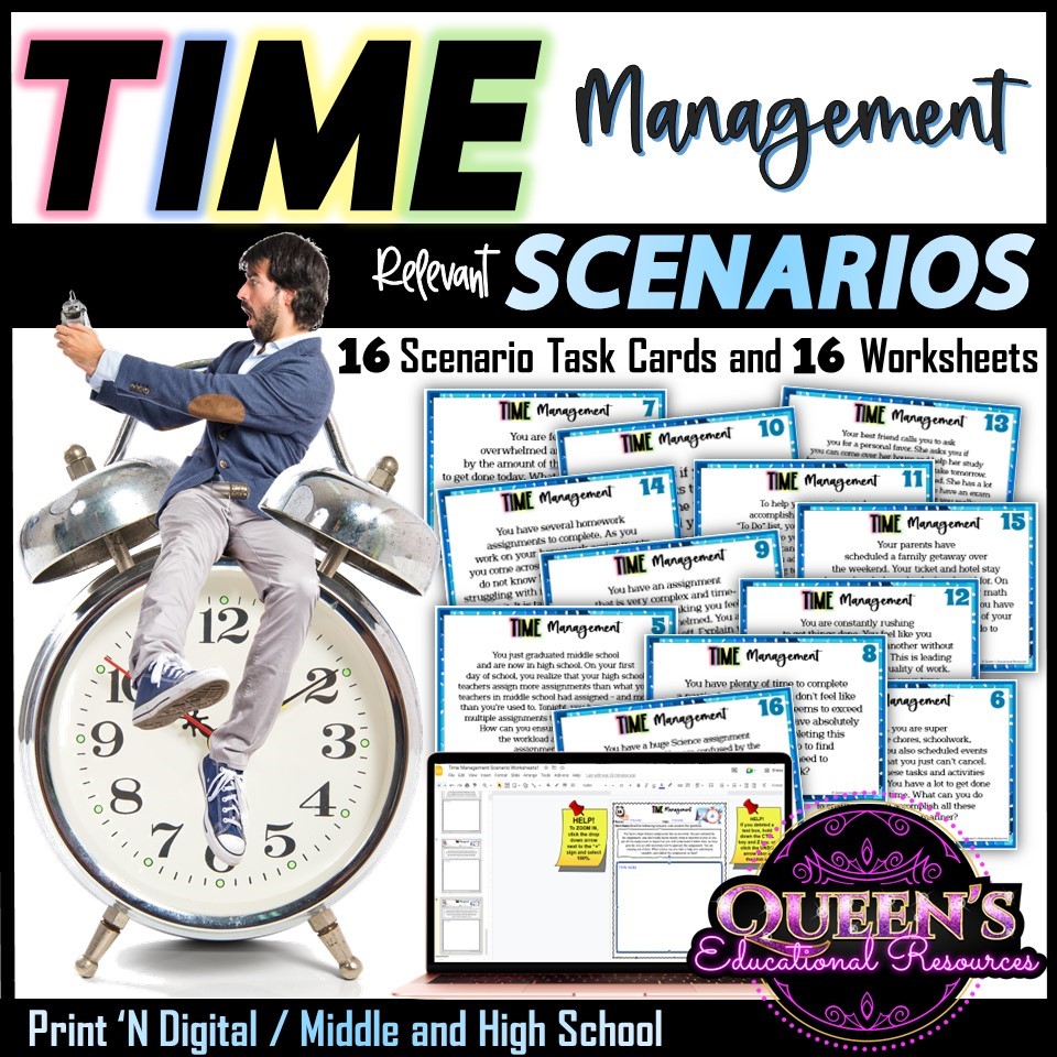 Executive Functioning Time Management and Self-Control Bundle | Made By ...