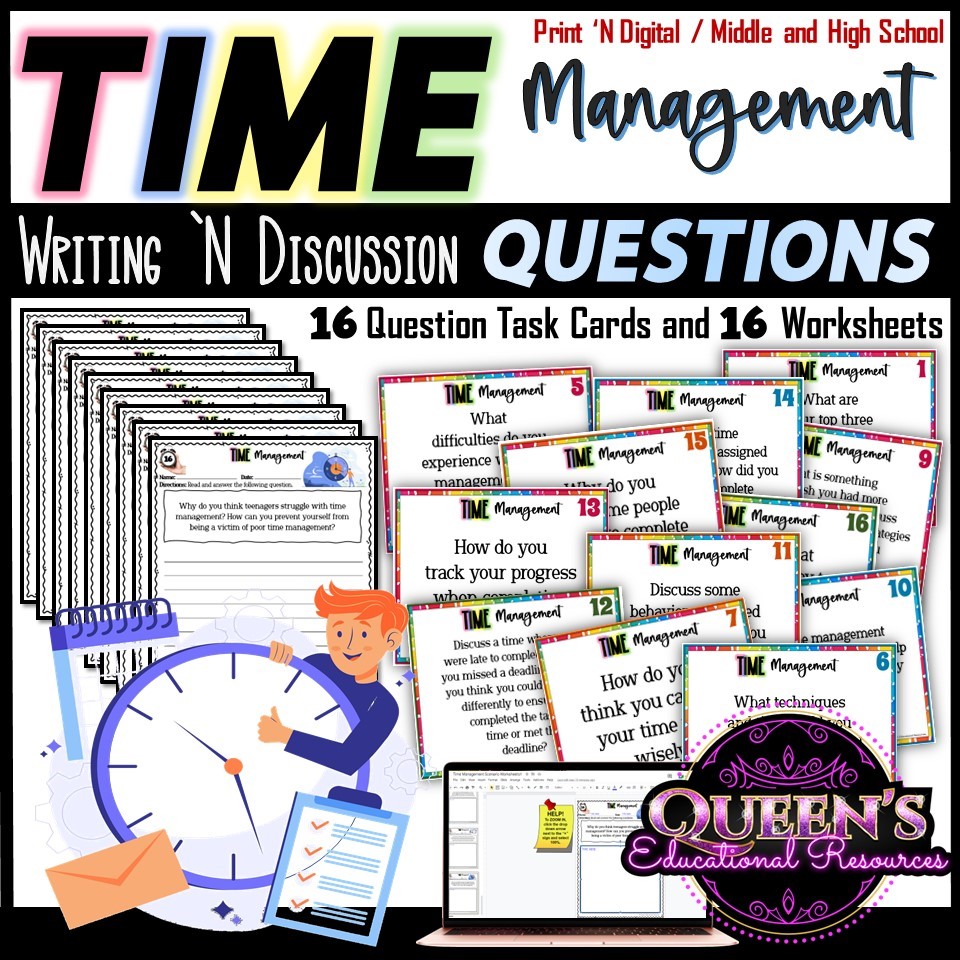 Executive Functioning Time Management and Self-Control Bundle | Made By ...