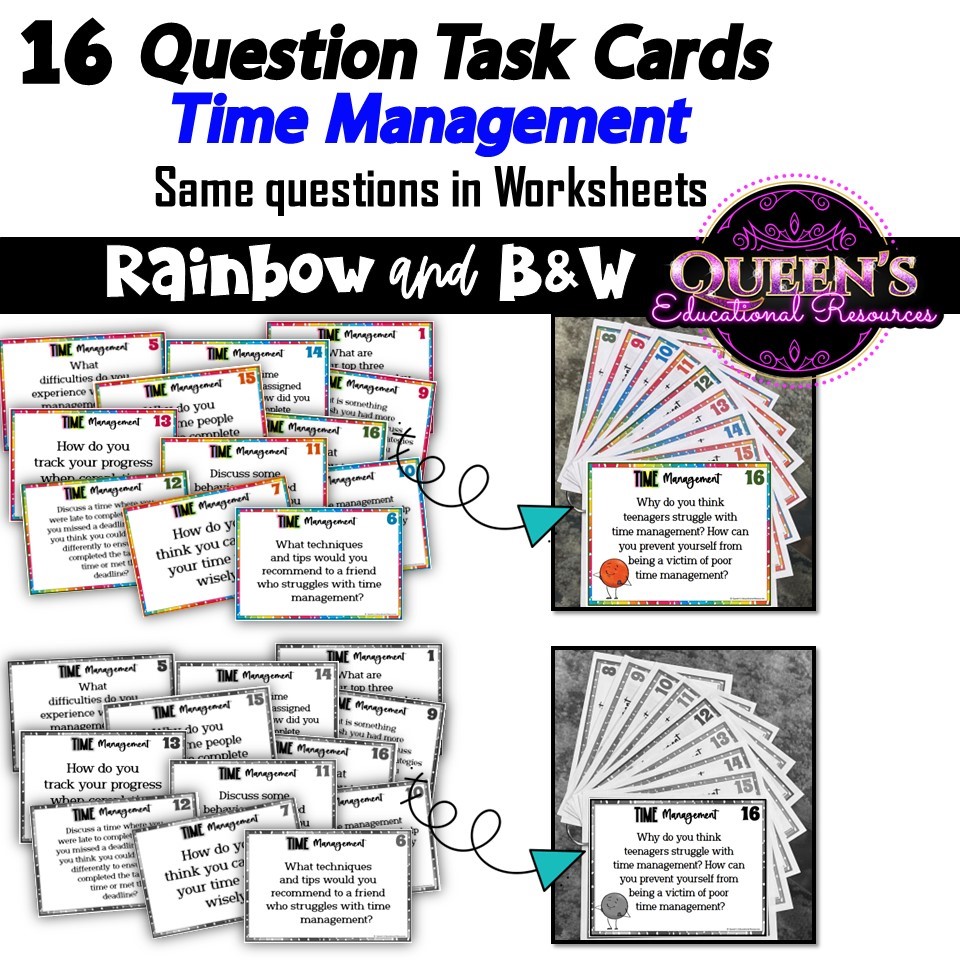 Executive Functioning Time Management and Self-Control Bundle | Made By ...