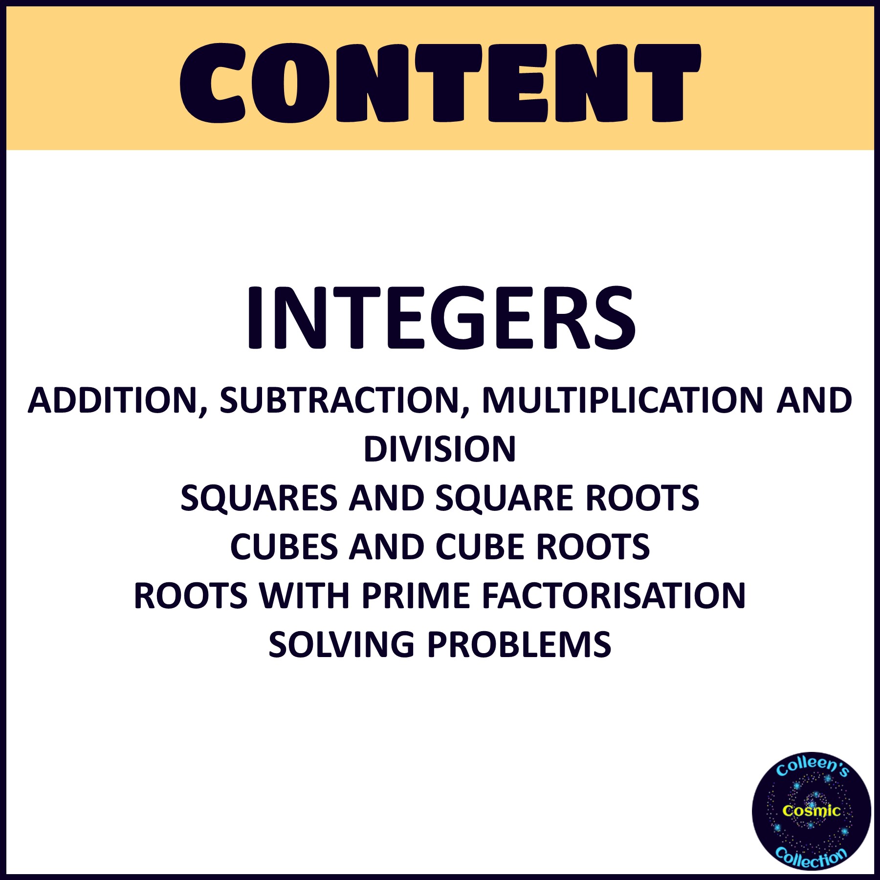 Grade 8 Maths Term 1 Integers Lessons and Assessments BUNDLE - CAPS ...