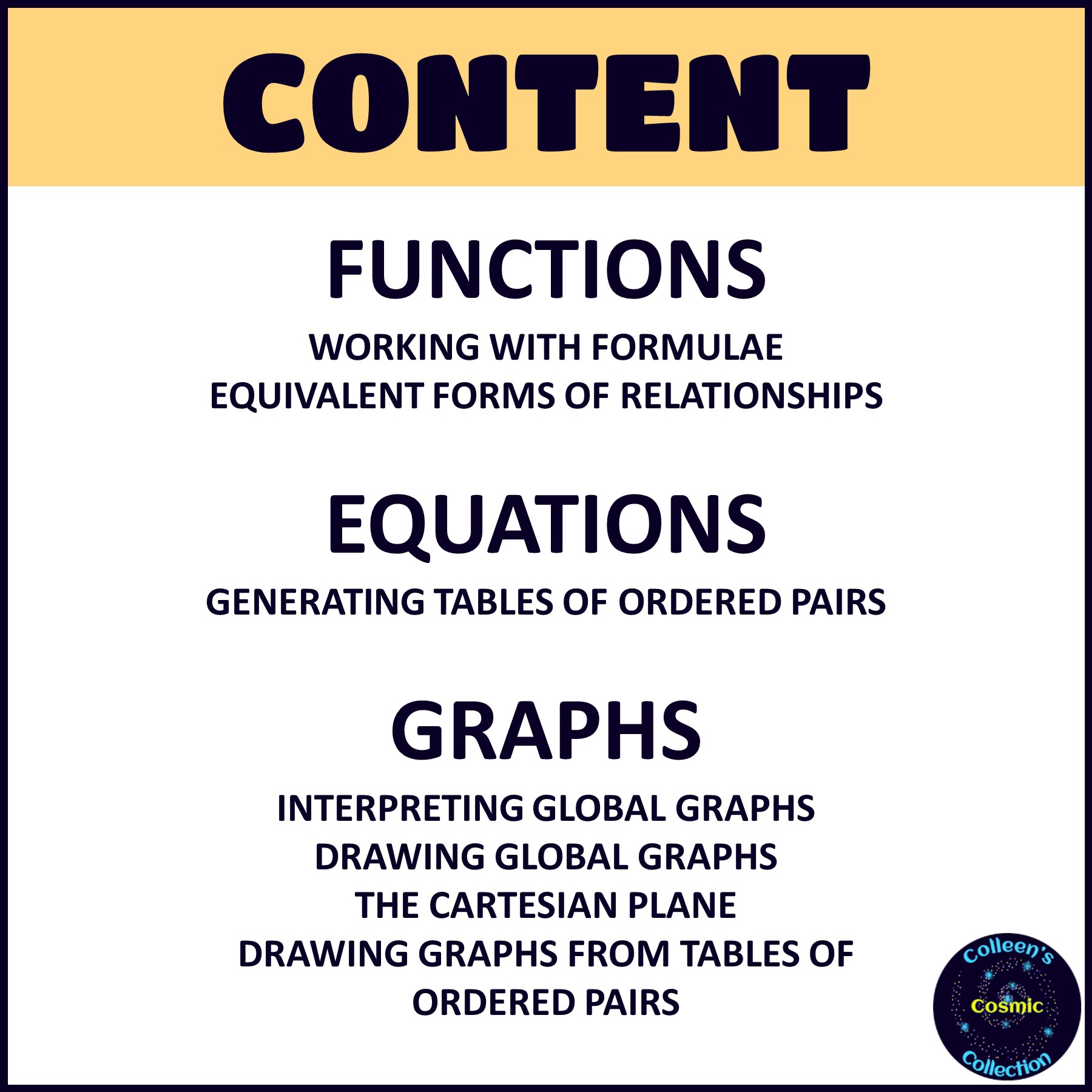 4 Graph In Math Grade 8 Maths Term 4 Graphs Section BUNDLE - CAPS - Made By Teachers