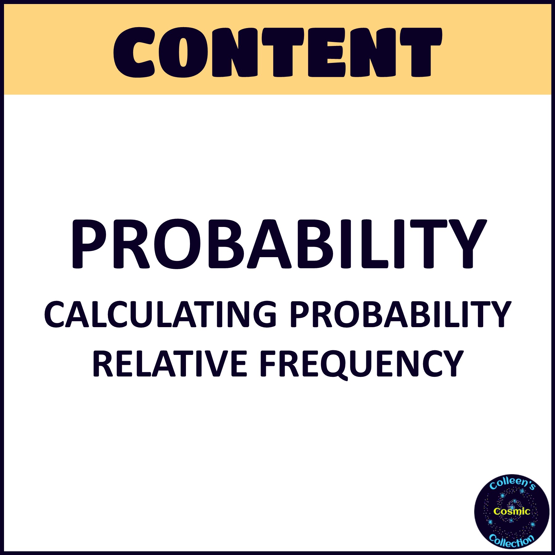 Grade 8 Maths Term 4 Probability Section BUNDLE - CAPS - Made By Teachers