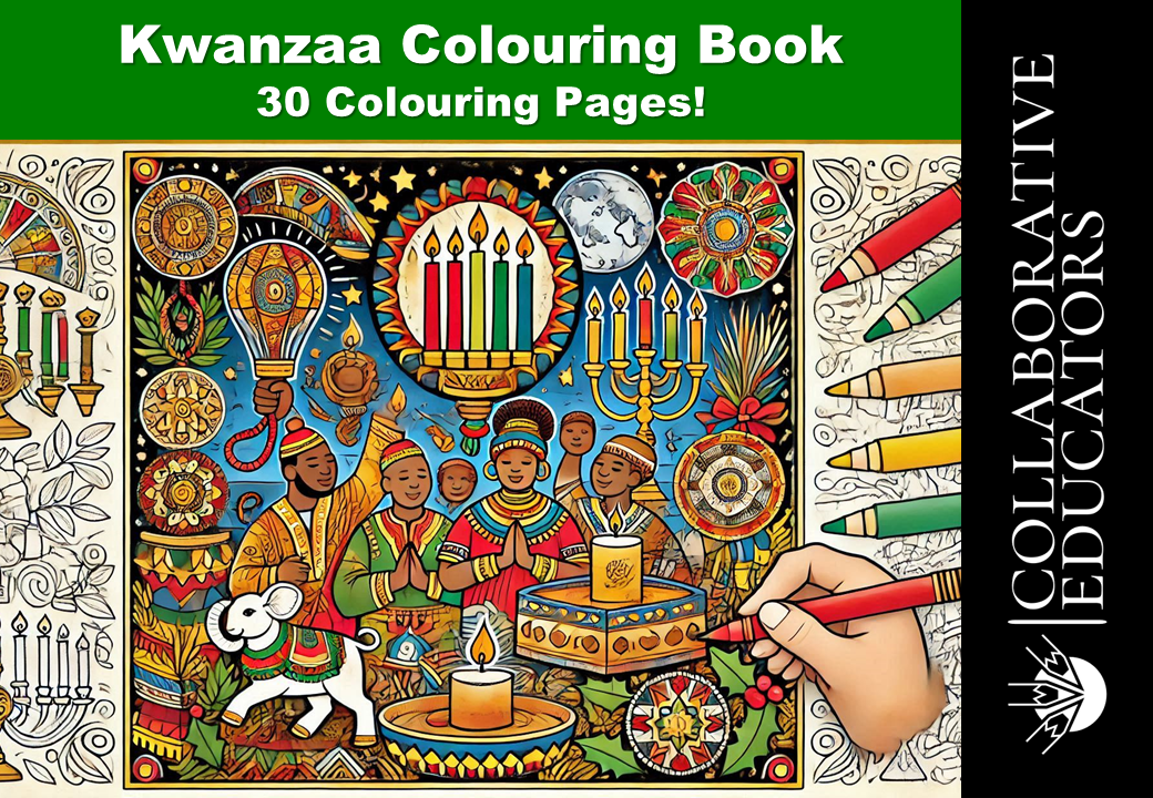 Kwanzaa Colouring Book - 30 Colouring Pages!