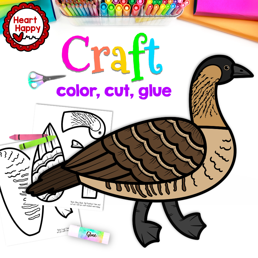 Hawaii State Symbols | Nene Bird Craft