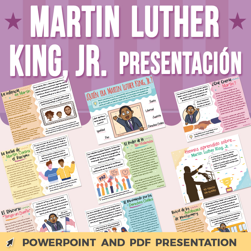 Martin Luther King, Jr. Presentación PDF y GS, Discussion Questions in SPANISH