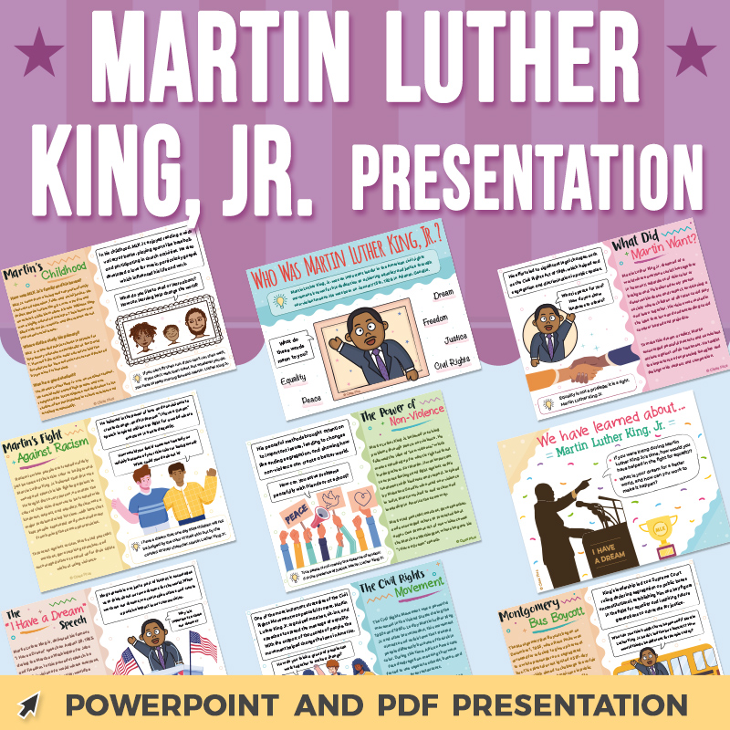 Martin Luther King, Jr. PowerPoint Presentation PDF & GS, Discussion Questions