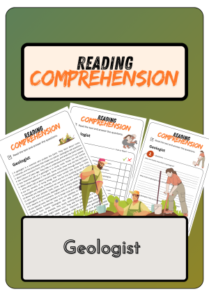 Reading Comprehension - Geologist + Solutions | Made By Teachers