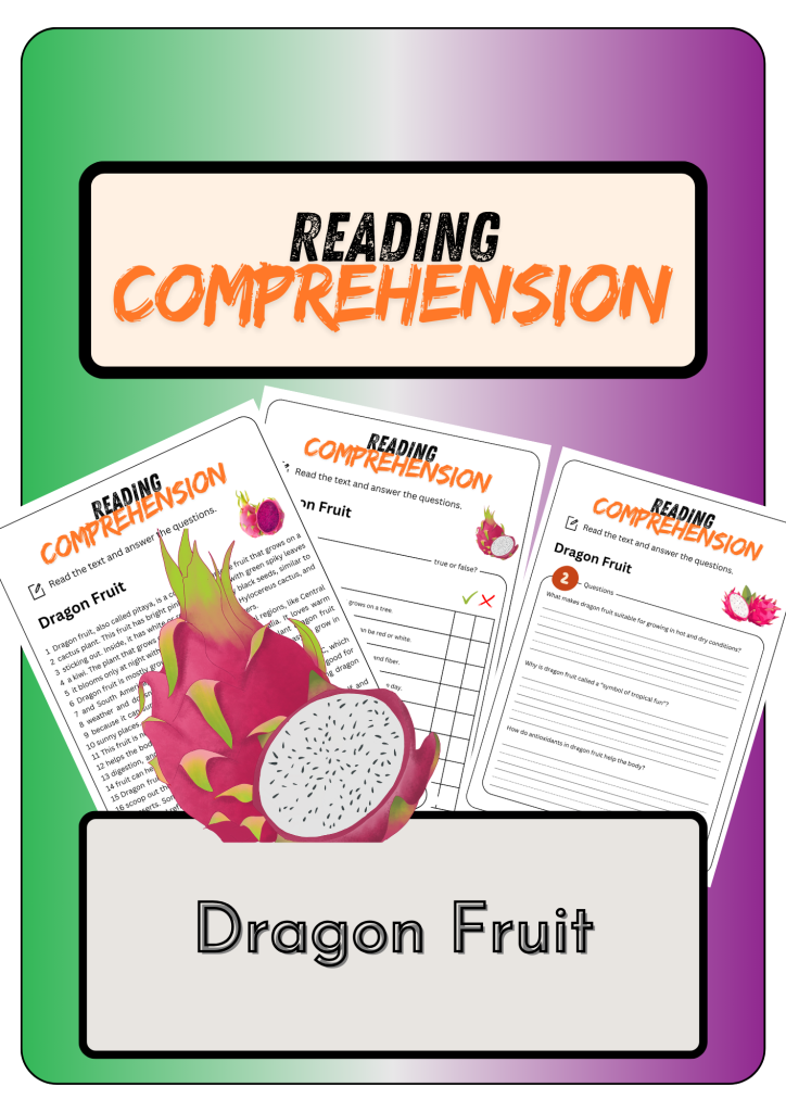 Reading Comprehension - Green Pepper + Solutions | Made By Teachers