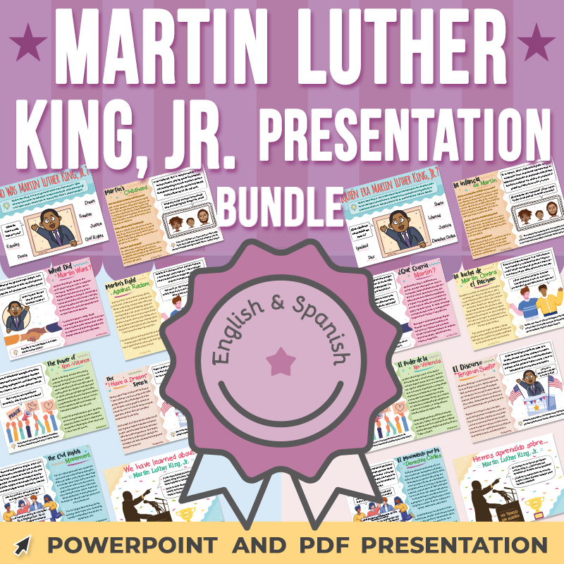 Martin Luther King, Jr. PPT BUNDLE: Childhood, Civil Rights & Non-Violence Questions
