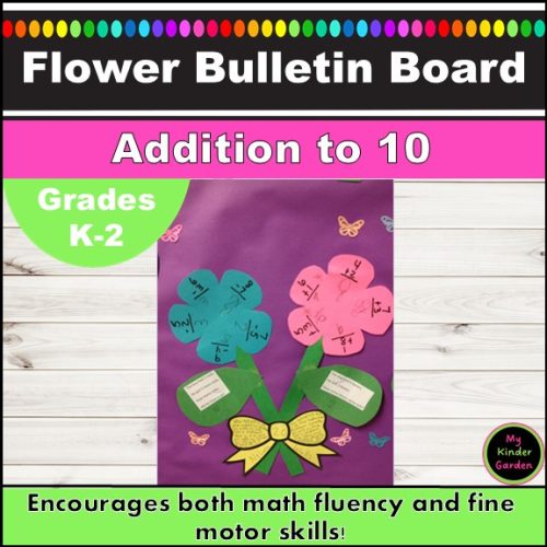 Flower Addition Craftivity | Spring Math Activities for Kindergarten ...
