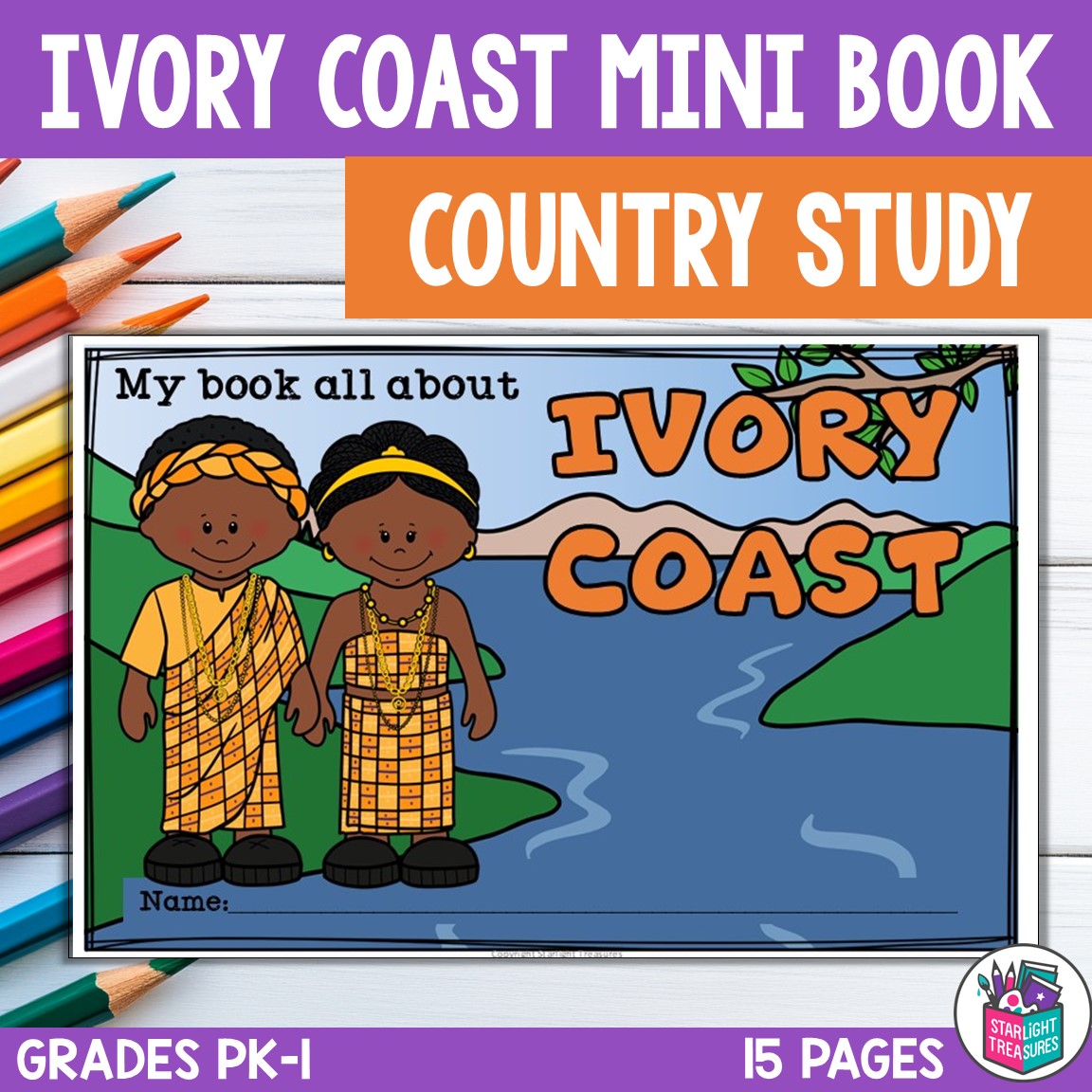 Ivory Coast Mini Book for Early Readers - A Country Study, Ivory Coast Country