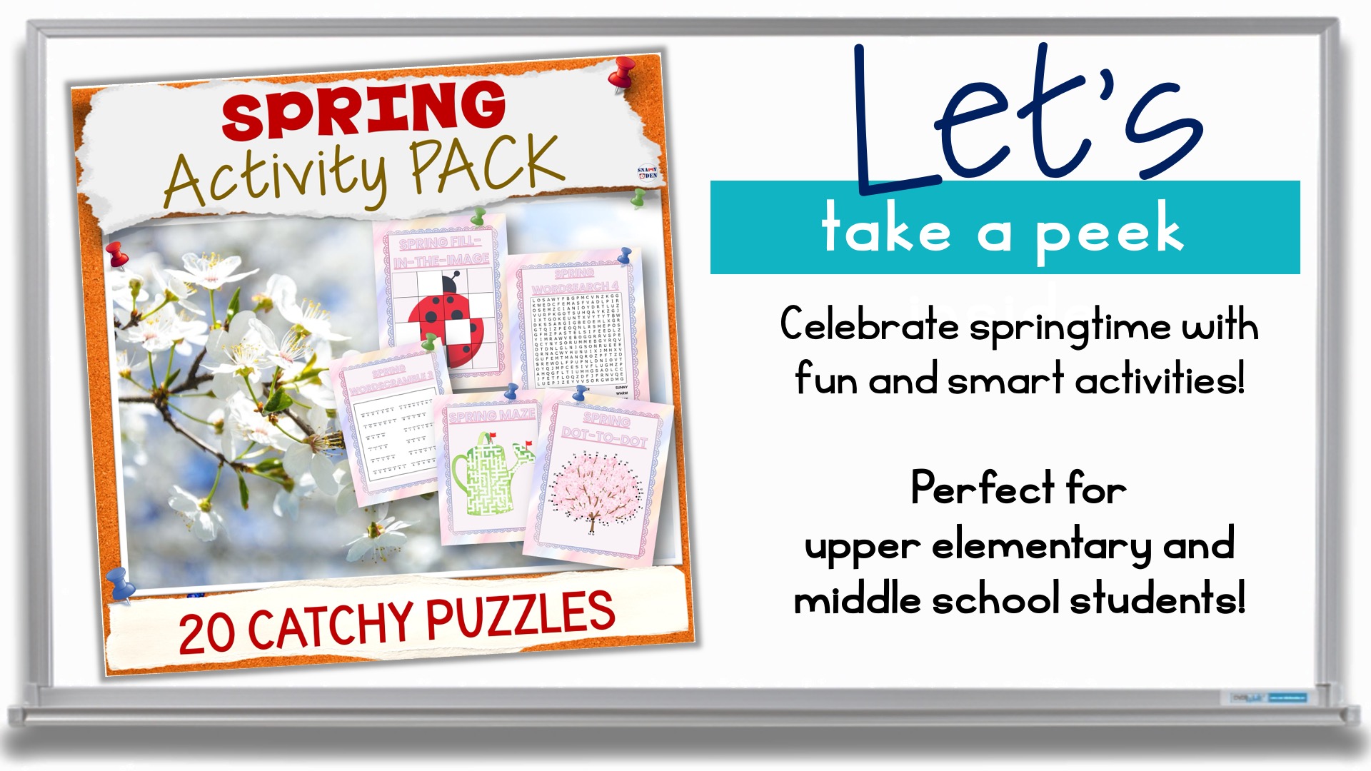 Spring Activity Packet Springtime Activities Brain Breaks Games Time ...