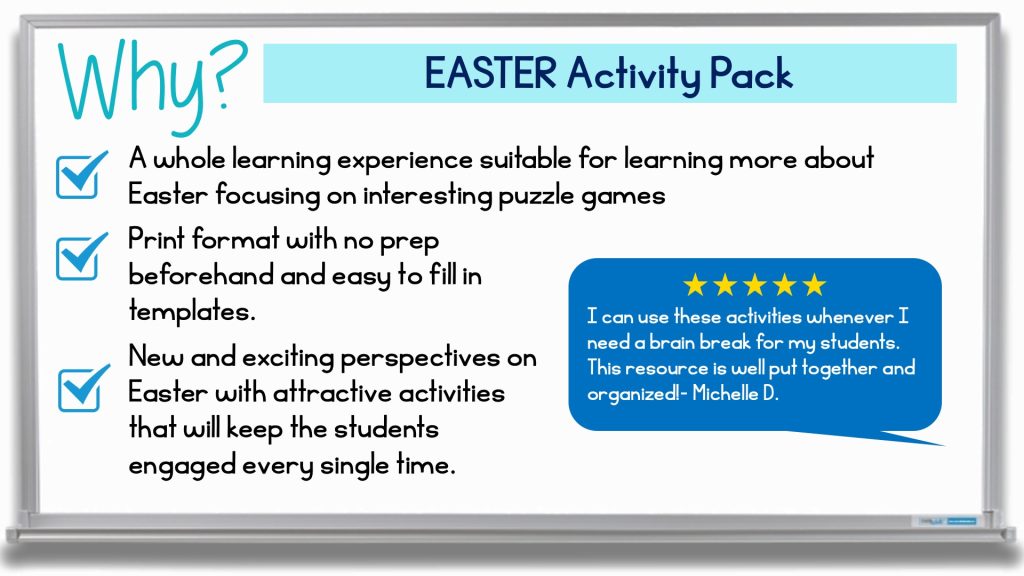 Easter Activity Packet Spring Activities Brain Breaks Games Time ...