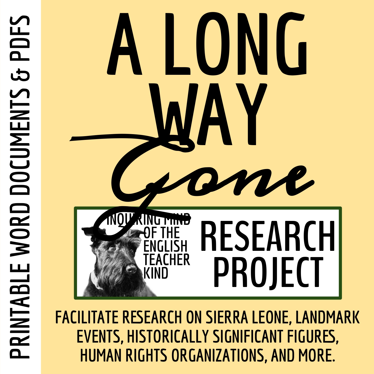 A Long Way Gone by Ishmael Beah and Sierra Leone - Research Project