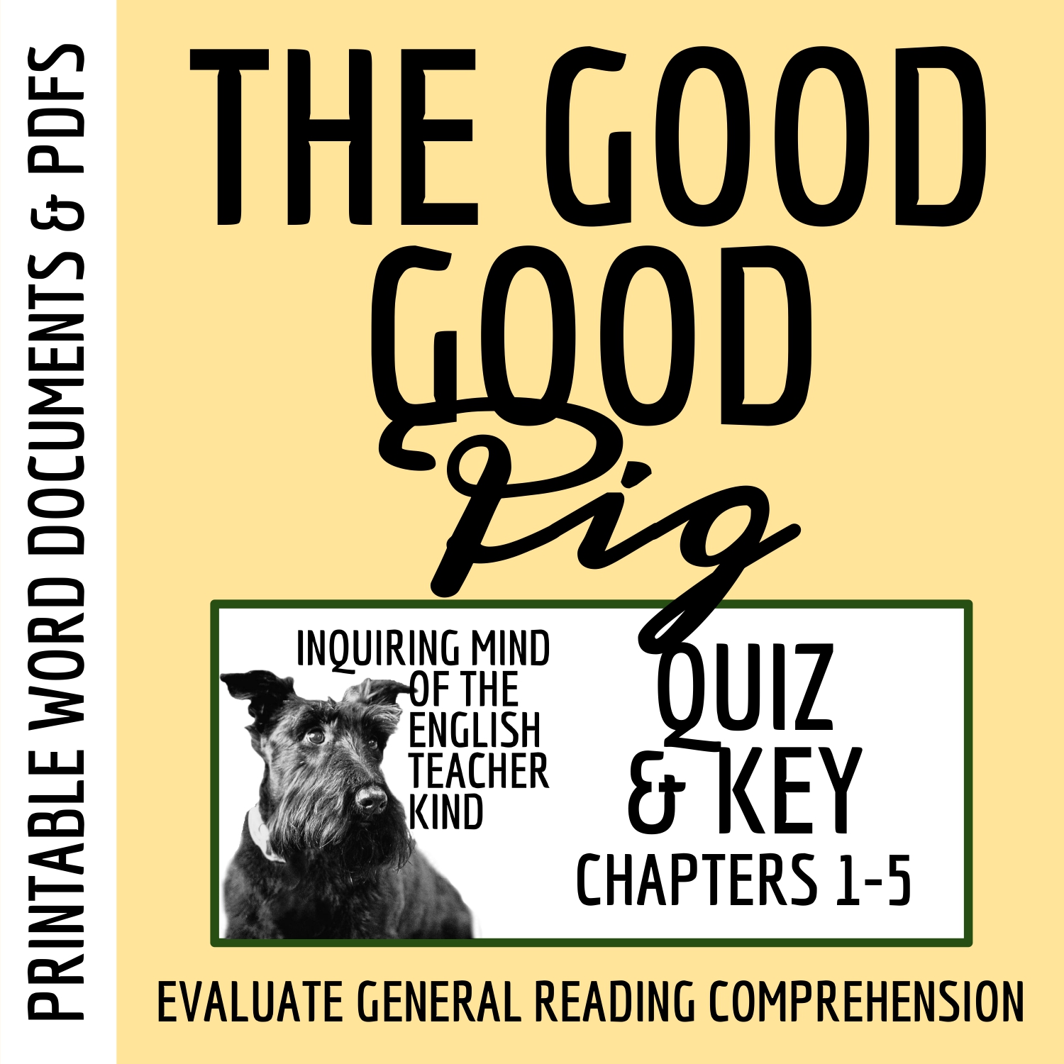 The Good Good Pig by Sy Montgomery Chapters 1 through 5 Quiz