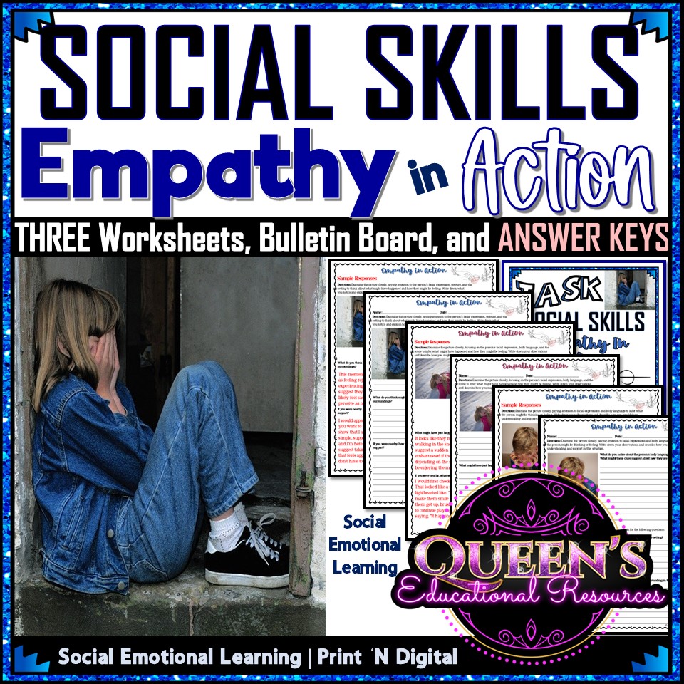 Empathy Worksheets | Social Skills Activities | Social Awareness Worksheets | SEL