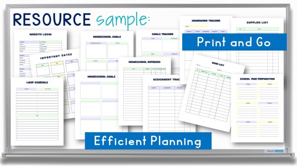 Homeschool Planner Homeschooling Guide Printable Lesson Planning ...