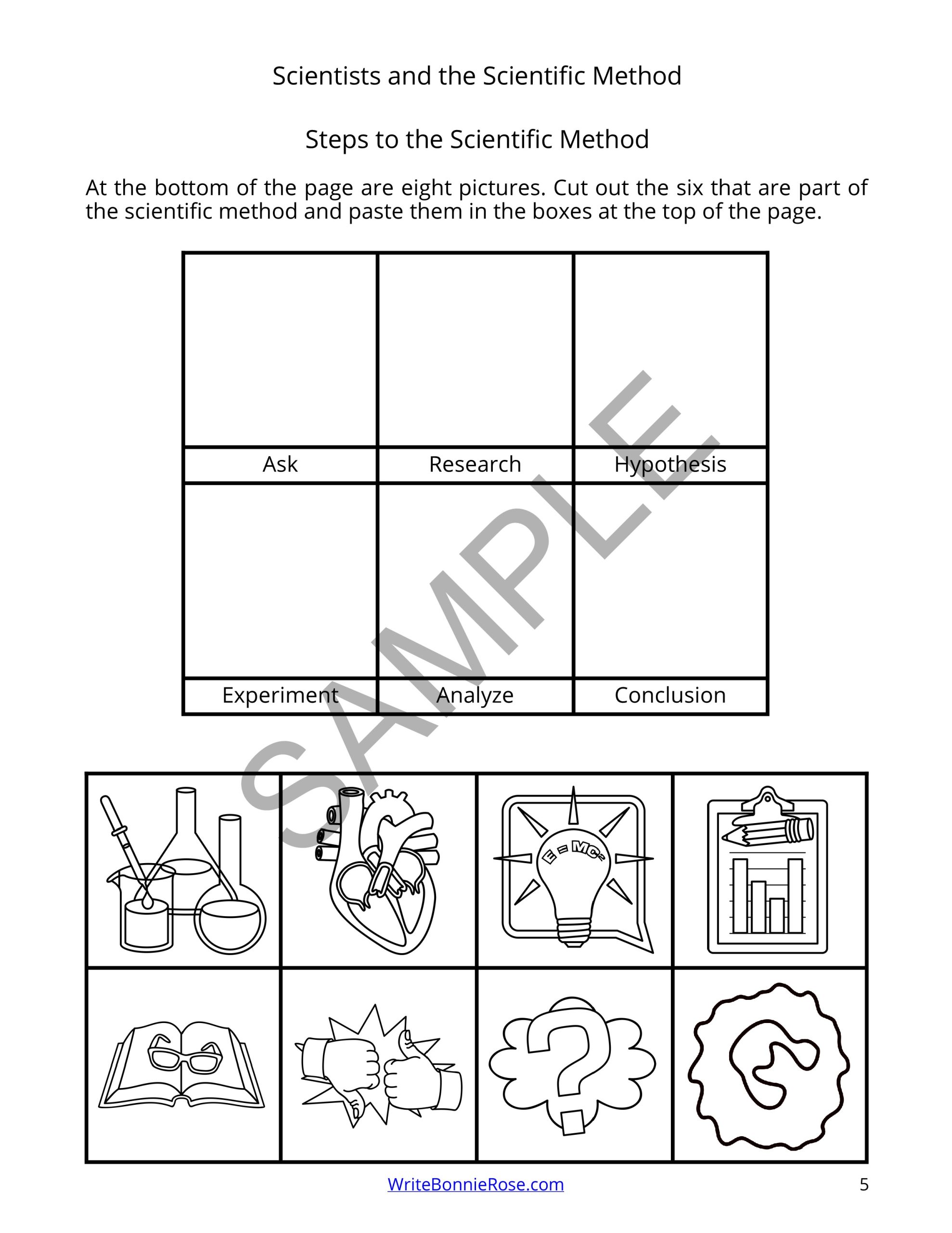 Scientists & the Scientific Method Activity Book-Learning About Science ...