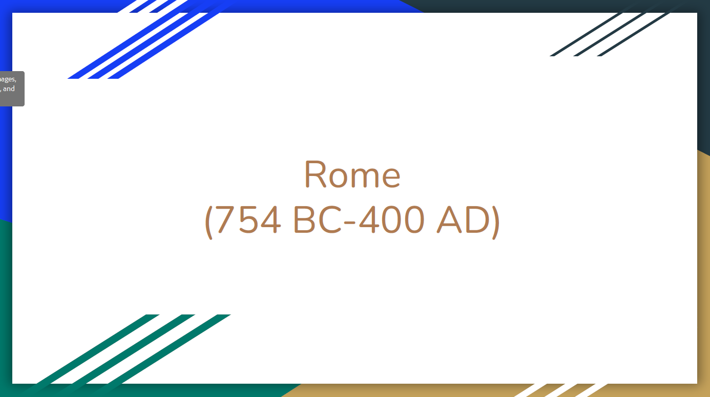 Ancient Education in Rome from 754 BC-400 AD