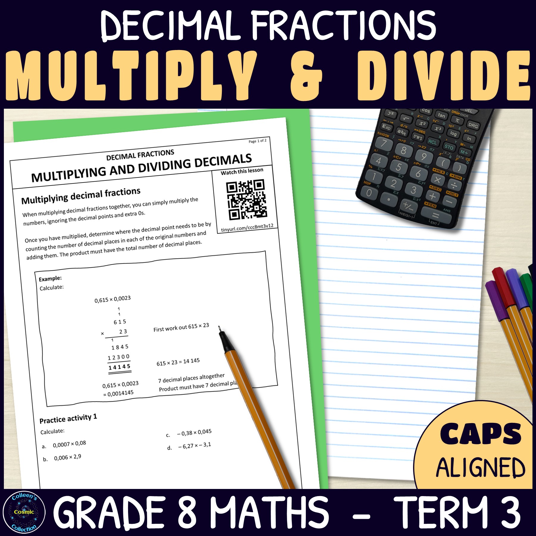 Multiplying and Dividing Decimal Fractions - Grade 8 Maths Term 3 ...