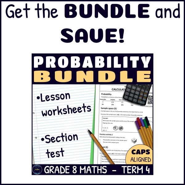 Probability Test - Grade 8 Maths Term 4 Section Test 3 CAPS | Made By ...