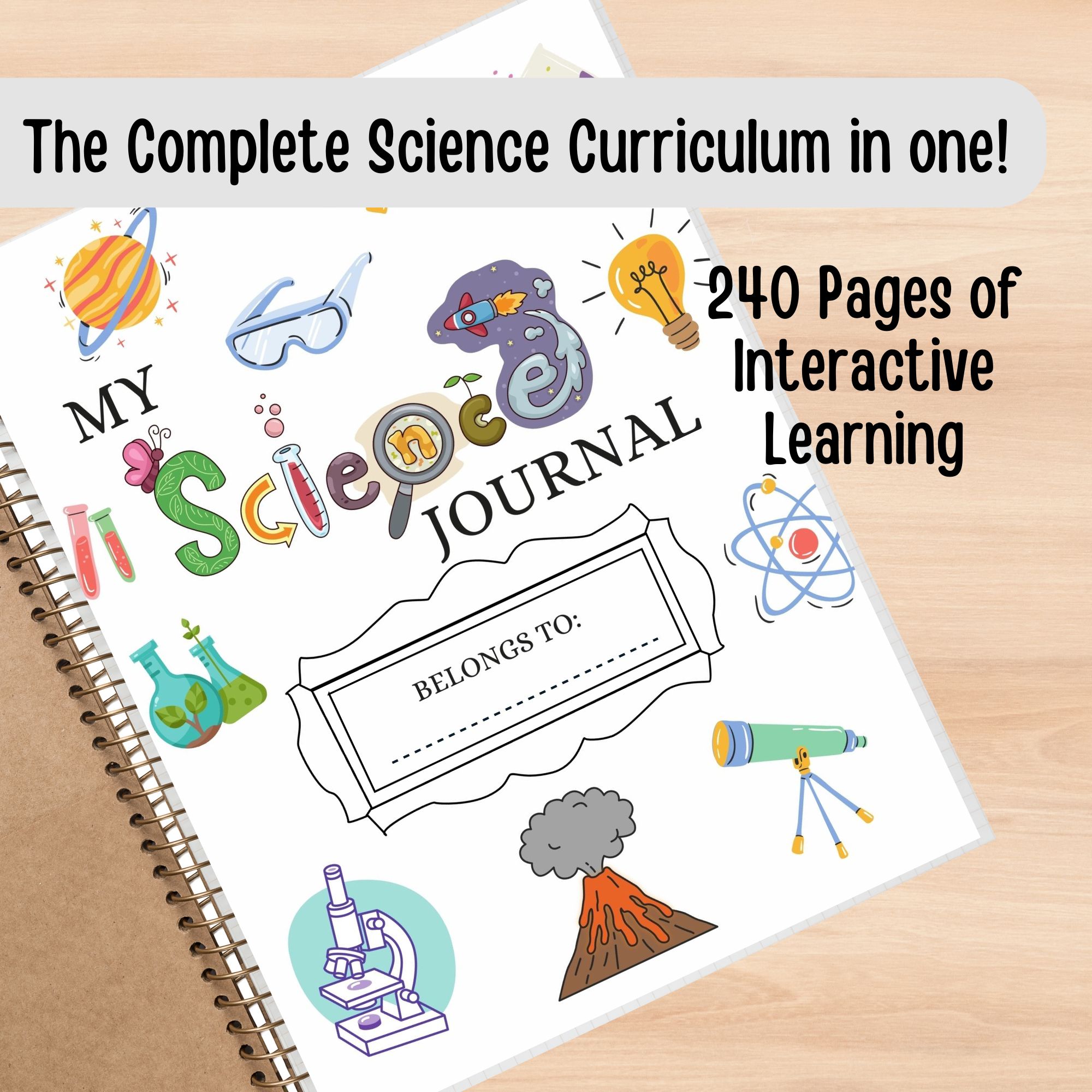 Mega Bundle Science Curriculum Busy Book Teaching Learning Binder Interactive