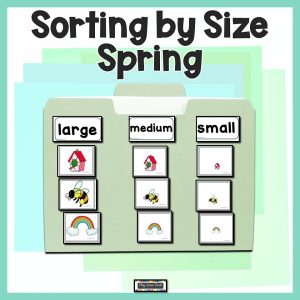 Sort by Size Attribute Activity SPRING PreK Kindergarten