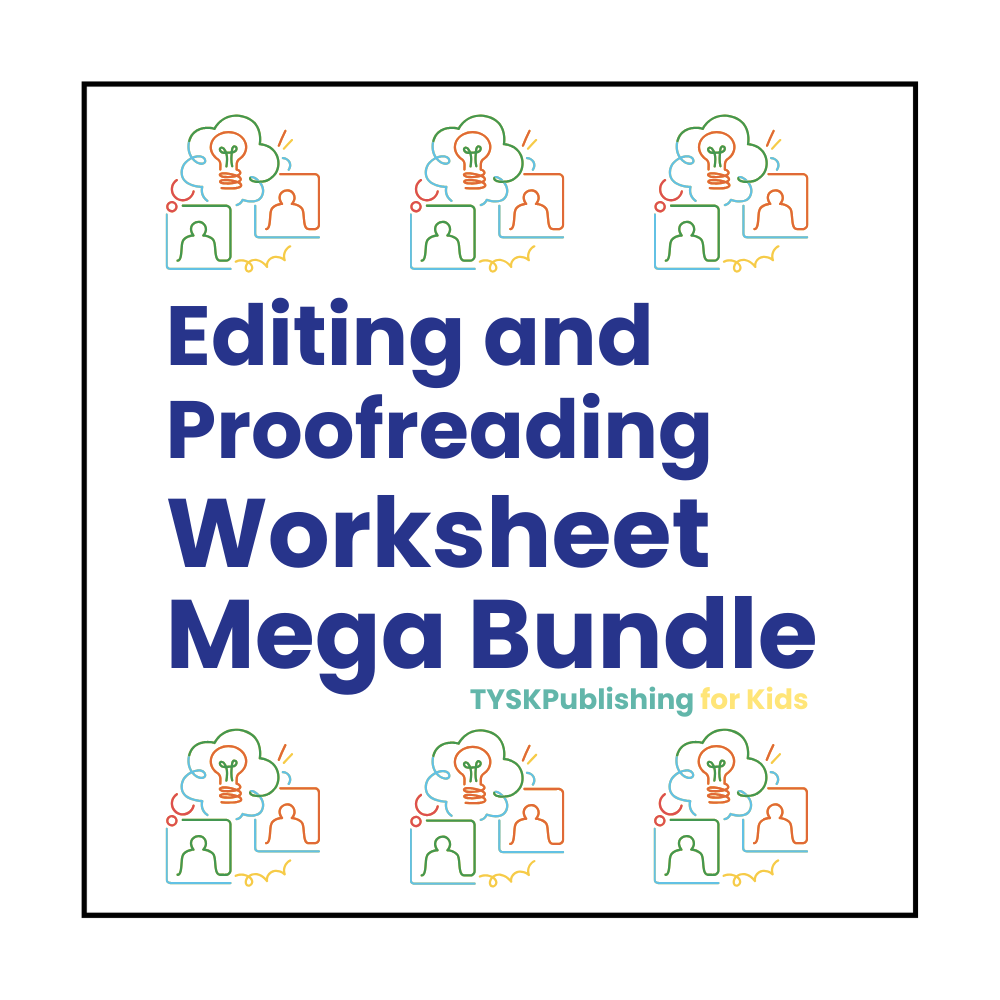Editing and Proofreading Worksheet Mega Bundle