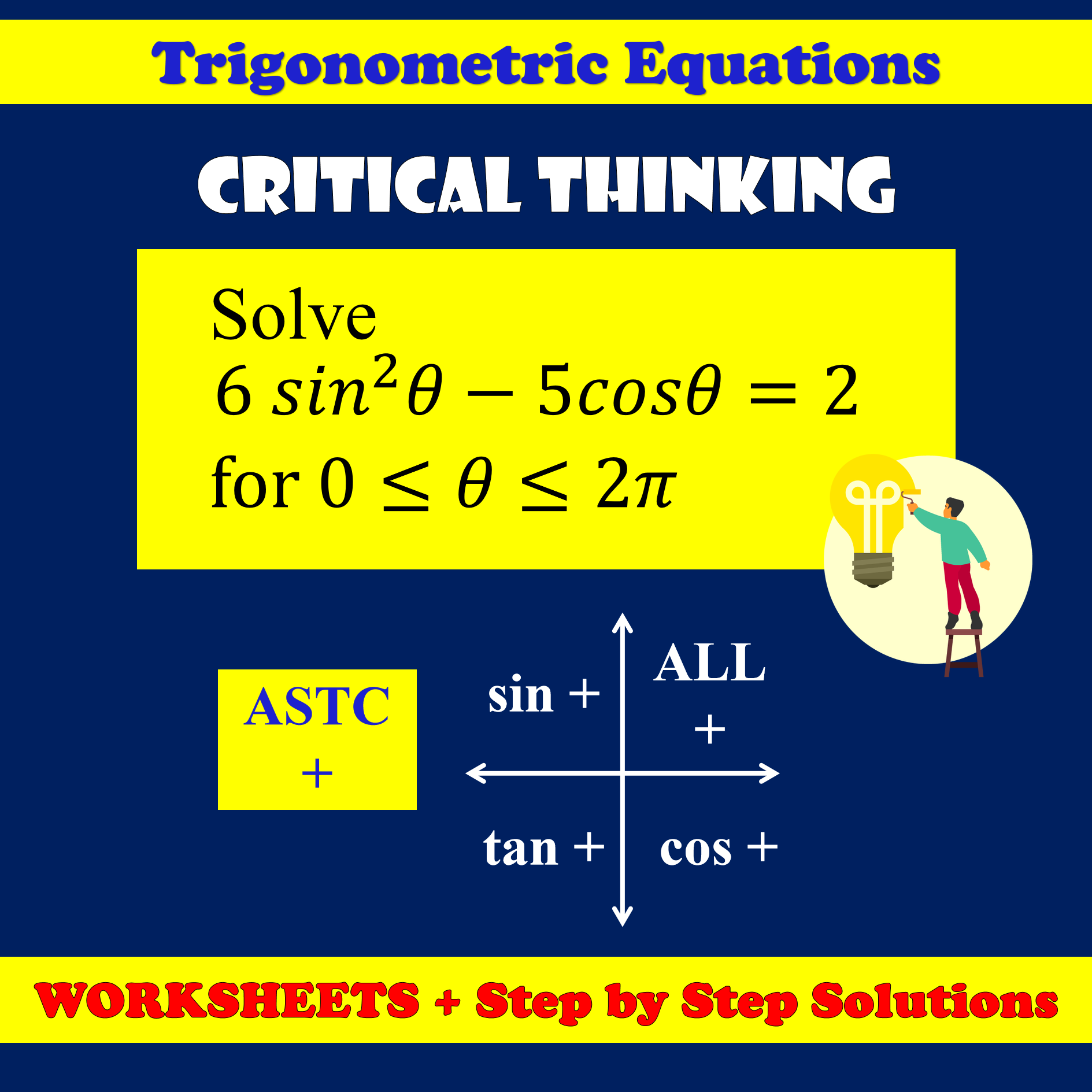 Solving Trigonometric Equations-Problem Solving