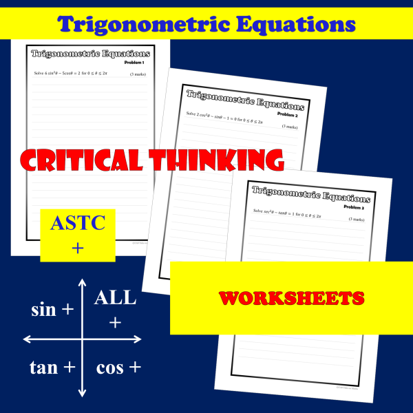 Trigonometry Math Problems With Systems Solving Trigonometric Equations-Problem Solving - Made By Teachers
