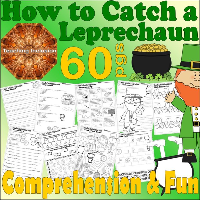 How To Catch a Leprechaun Read Aloud Book Companion St. Patrick’s Day ...
