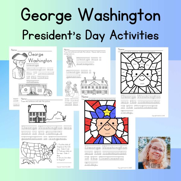 George Washington/Presidents Day Activities and Hat | Made By Teachers
