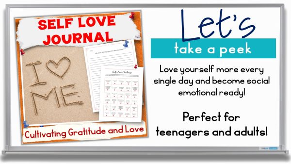 Self Love Valentines Day Journal Self Esteem Activities Confidence ...