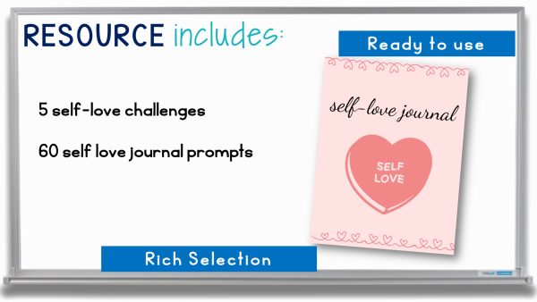 Self Love Valentines Day Journal Self Esteem Activities Confidence ...