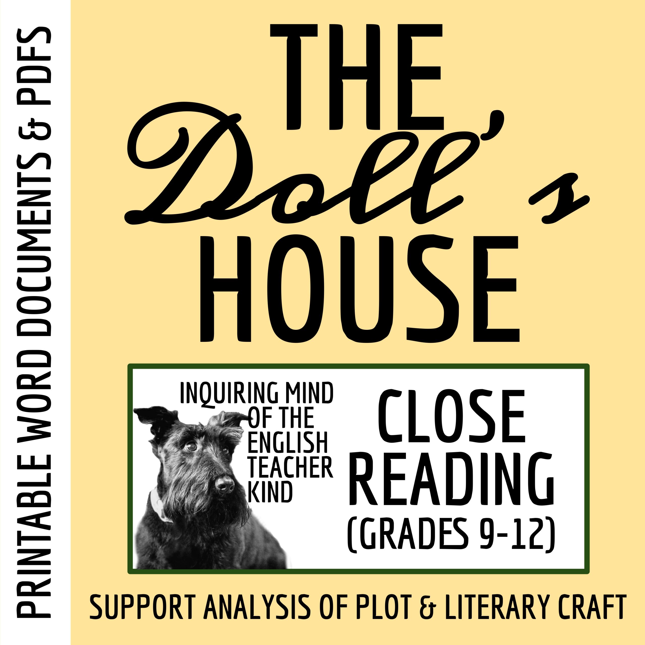 "The Doll's House" by Katherine Mansfield Close Reading Inference Worksheet