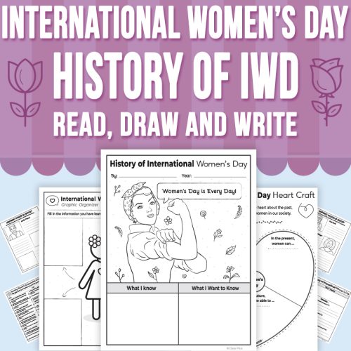 International Women's Day Activity, Craft, Acrostic and Printable ...