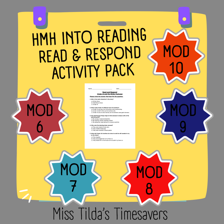 Grade 3 HMH into Reading Modules 6-10 Assessment Bundle - Made By Teachers
