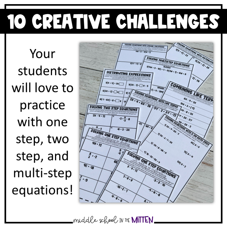 Solving Equations Escape Room Review - Digital and Printable Activity ...