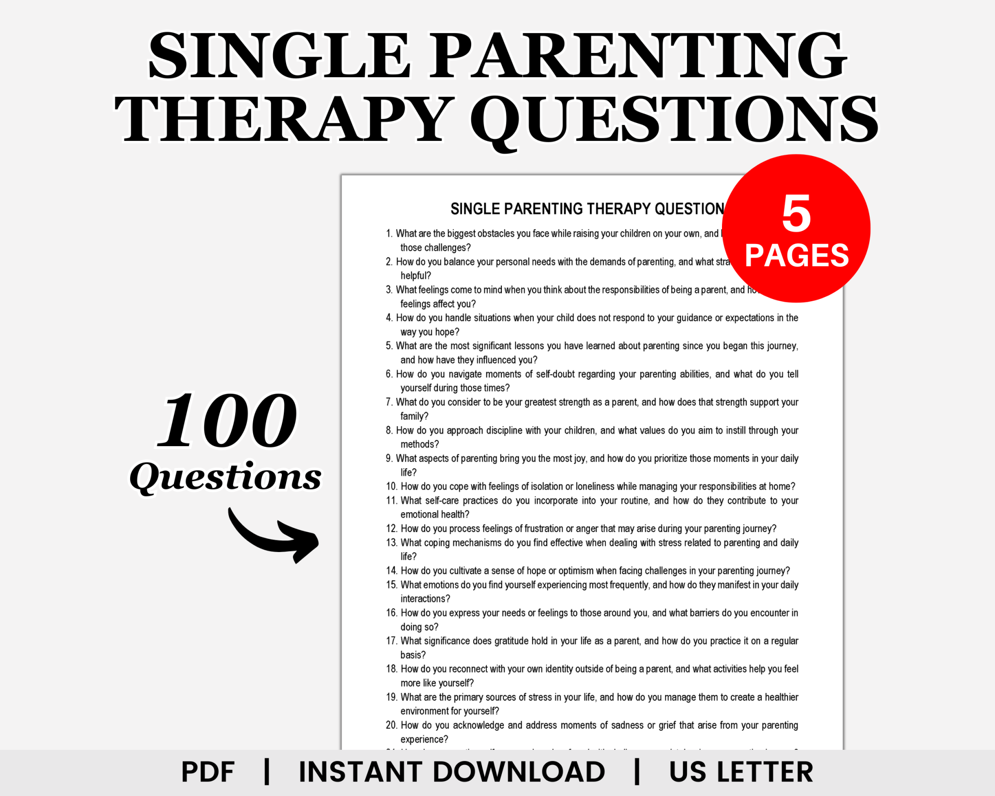 Single Parenting Therapy Questions, Solo Parent, Single Mom, Single Dad ...