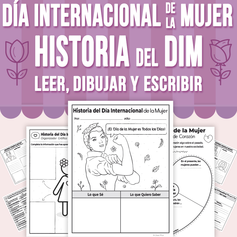 Día Internacional de la Mujer, Historia del DIM Leer, Dibujar y Escribir