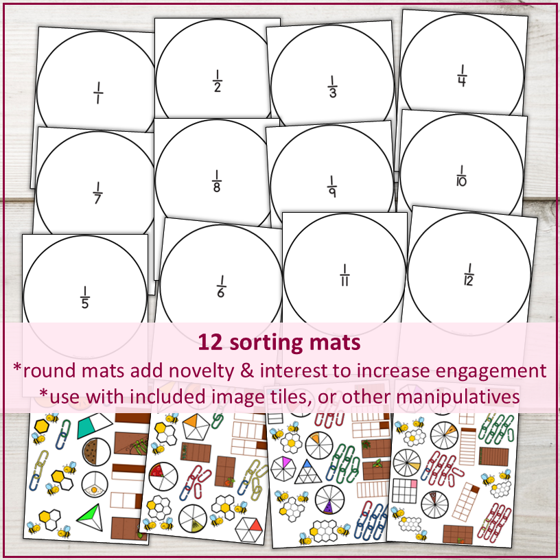 Fractions Adapted Books File Folders Clip Cards Interactive Resources ...