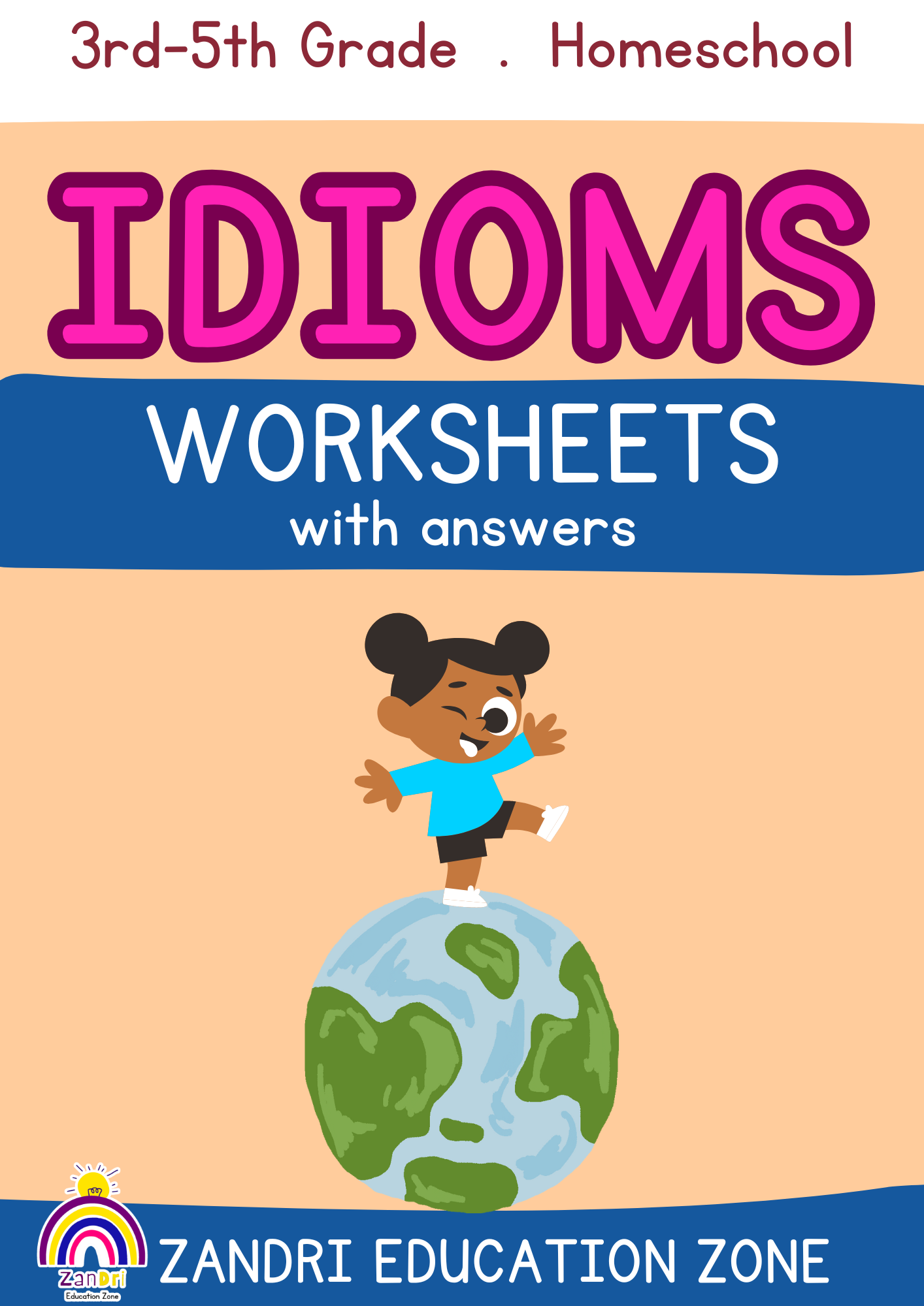 Idioms Worksheets 3rd Grade -5th Grade (answers included)