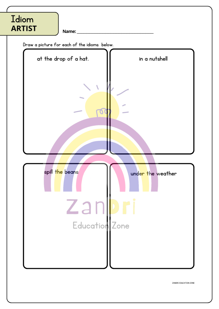 Idioms Worksheets 3rd Grade -5th Grade (answers included) | Made By ...