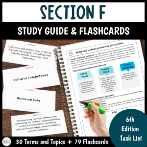 BCBA® Exam Prep Materials for 6th Edition | Section F Study Guide + Flashcards