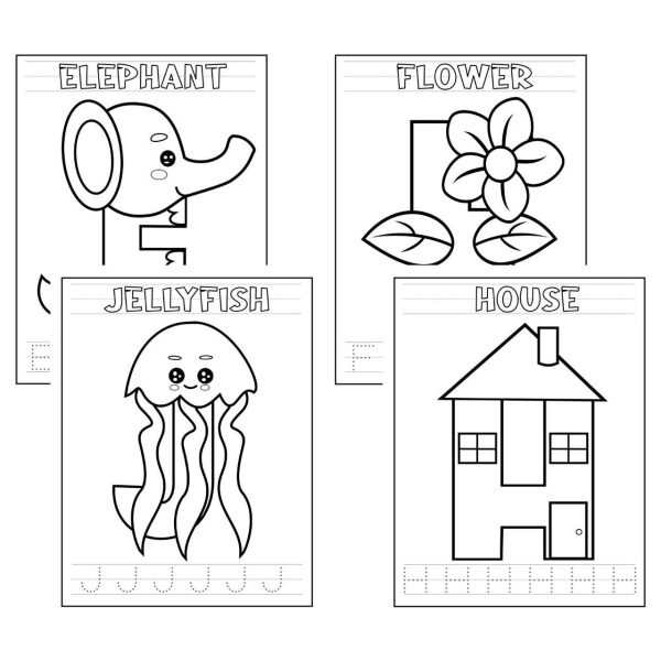 Alphabet Coloring and Tracing Pages | Made By Teachers